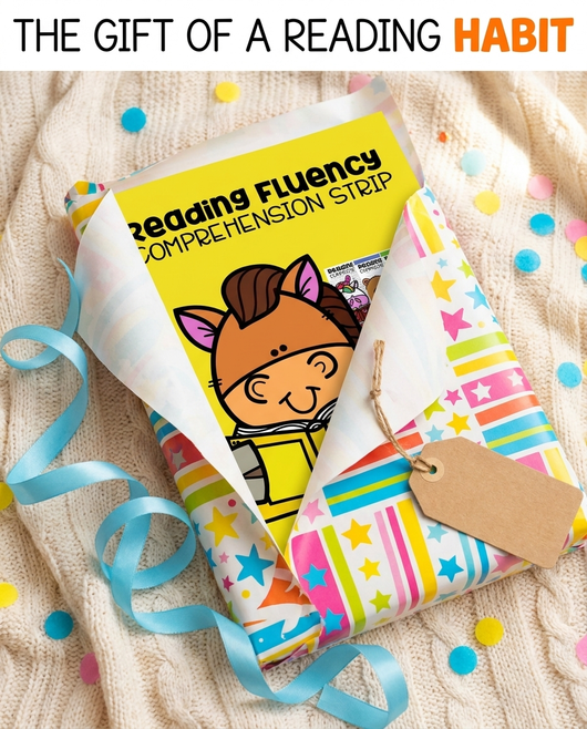 Hatwoo Reading Fluency Comprehension Strips — English Practice Workbook for Early Readers